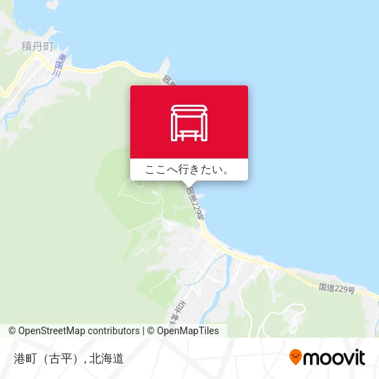 港町（古平）地図