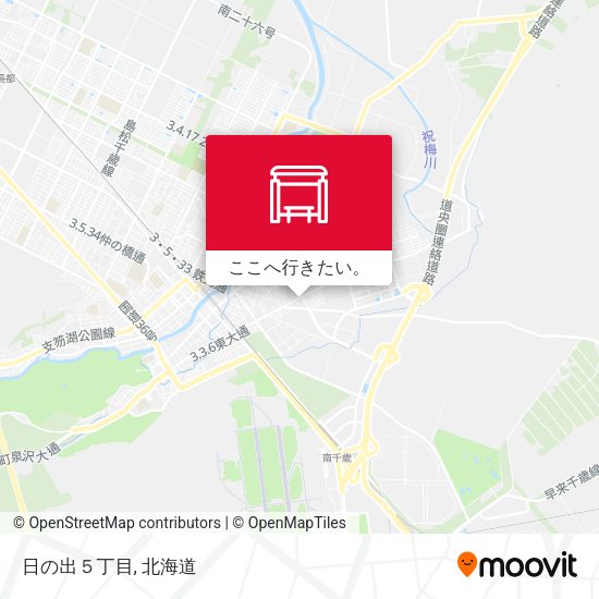 日の出５丁目地図