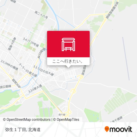 弥生１丁目地図