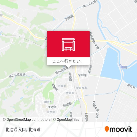 北進通入口地図