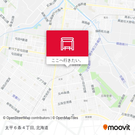 太平６条４丁目地図