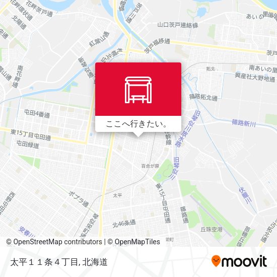 太平１１条４丁目地図