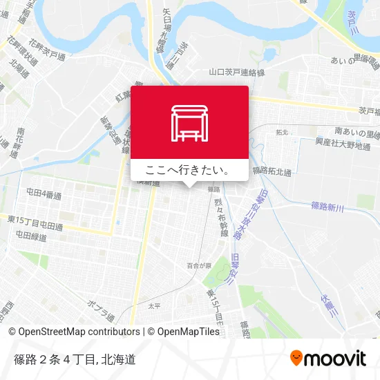 篠路２条４丁目地図