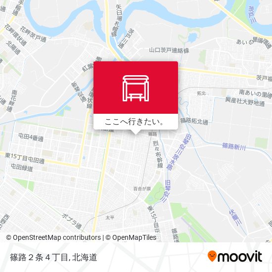 篠路２条４丁目地図