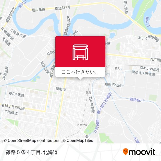 篠路５条４丁目地図