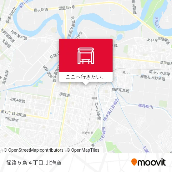 篠路５条４丁目地図