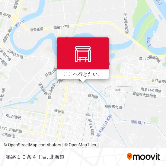 篠路１０条４丁目地図