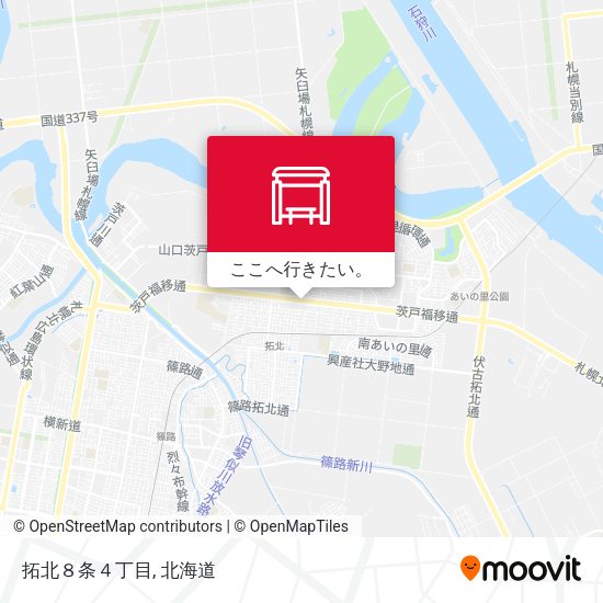 拓北８条４丁目地図