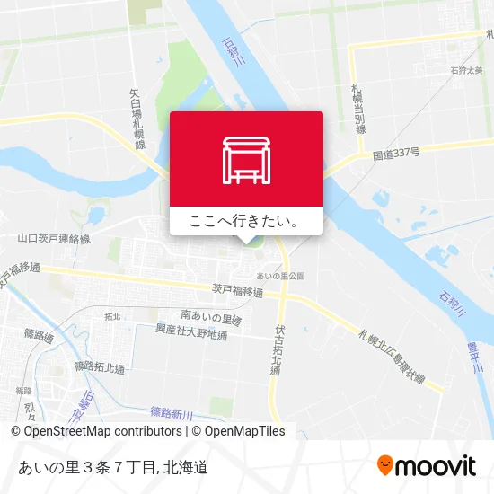 あいの里３条７丁目地図