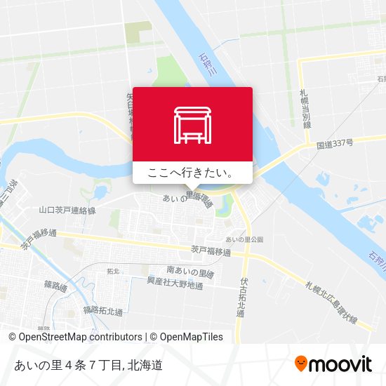 あいの里４条７丁目地図