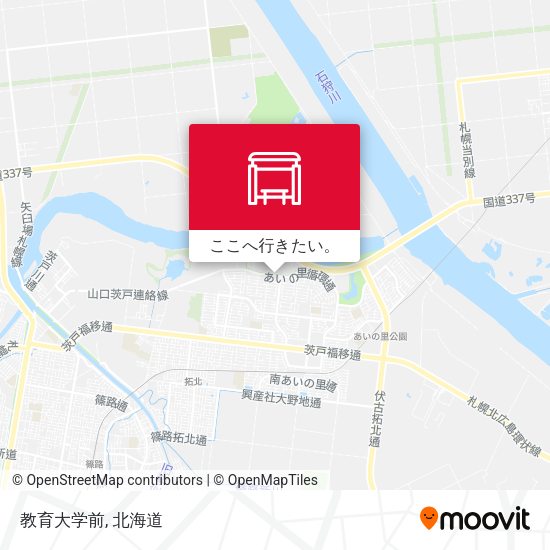 教育大学前地図