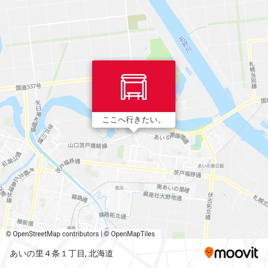 あいの里４条１丁目地図