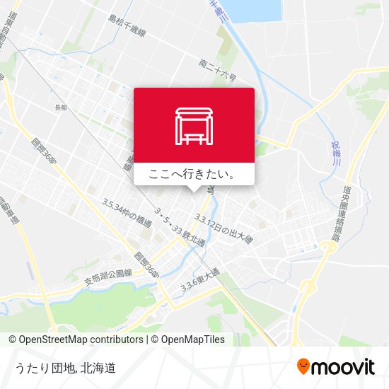 うたり団地地図