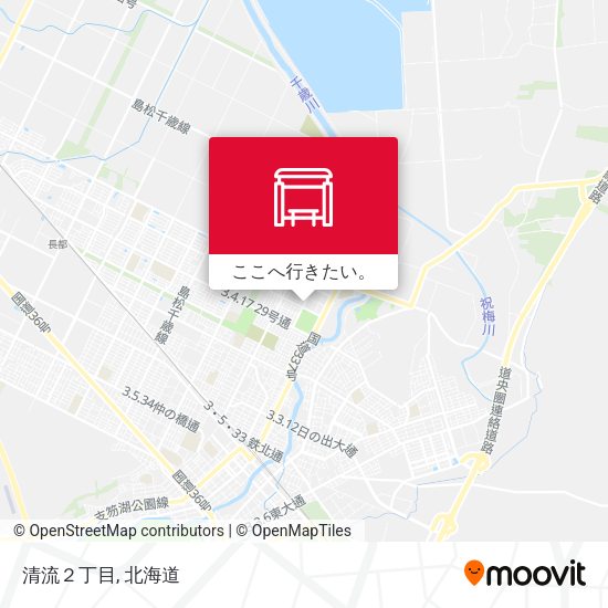 清流２丁目地図