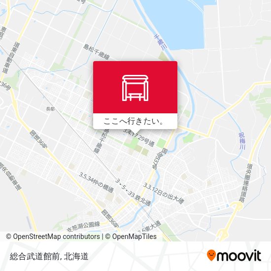 総合武道館前地図