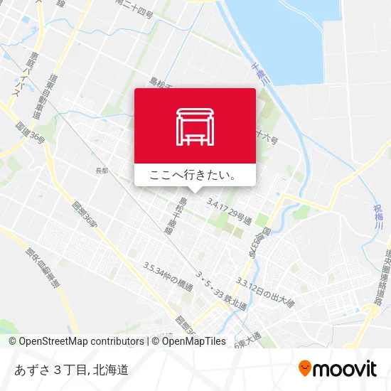 あずさ３丁目地図