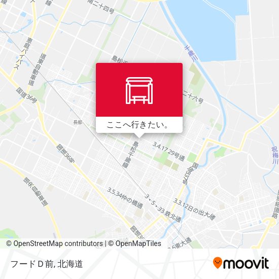 フードＤ前地図