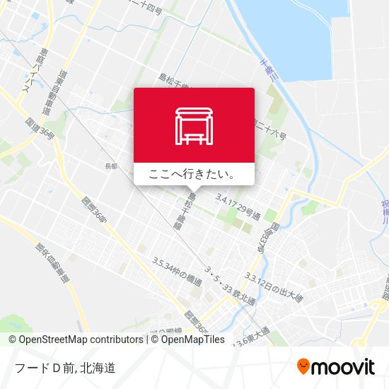 フードＤ前地図