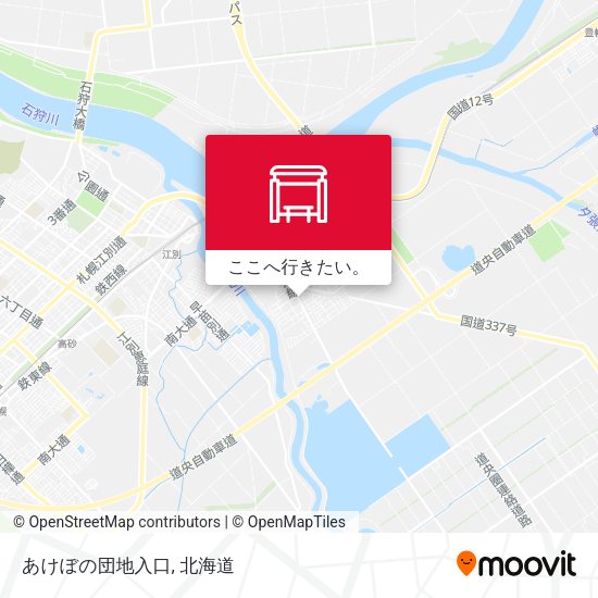 あけぼの団地入口地図