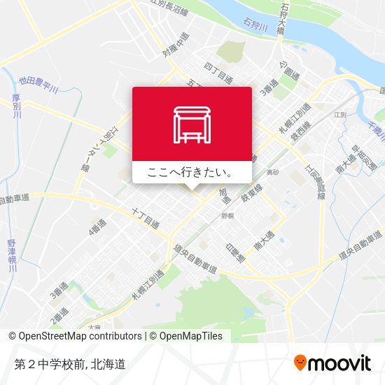 第２中学校前地図