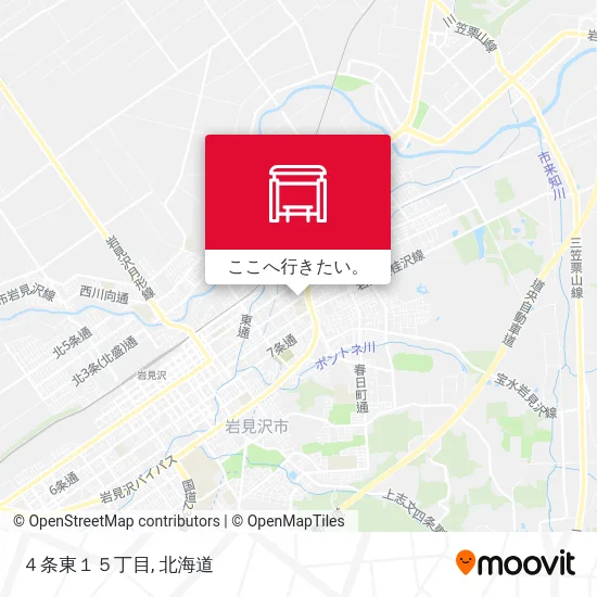 ４条東１５丁目地図