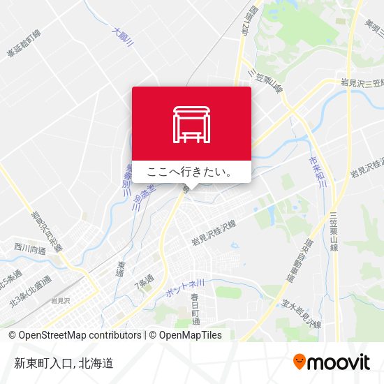 新東町入口地図