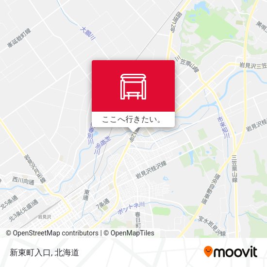 新東町入口地図