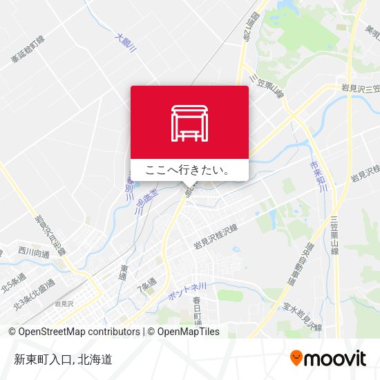 新東町入口地図