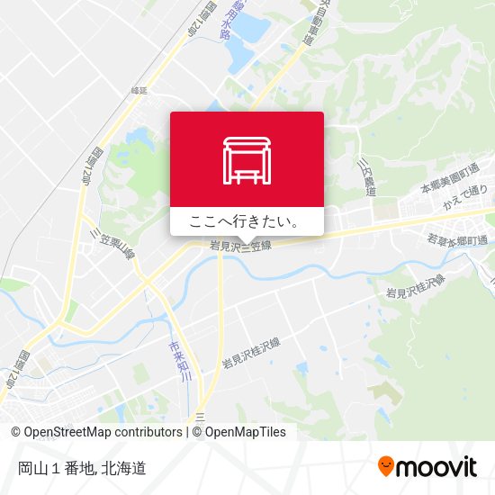 岡山１番地地図