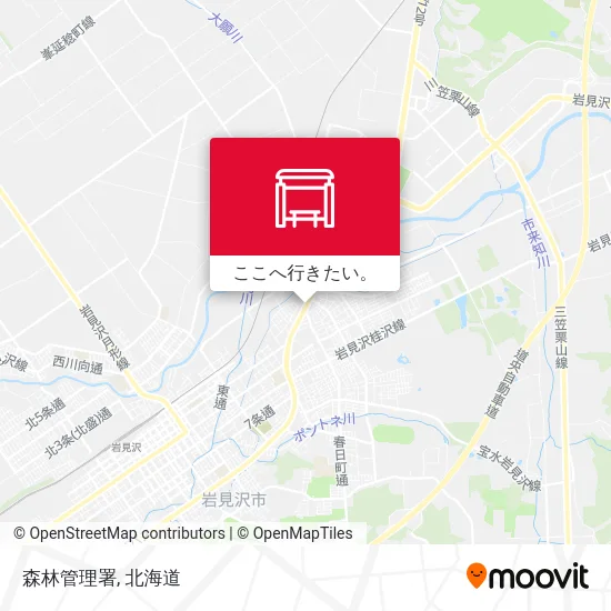 森林管理署地図