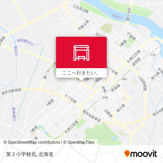 第２小学校北地図