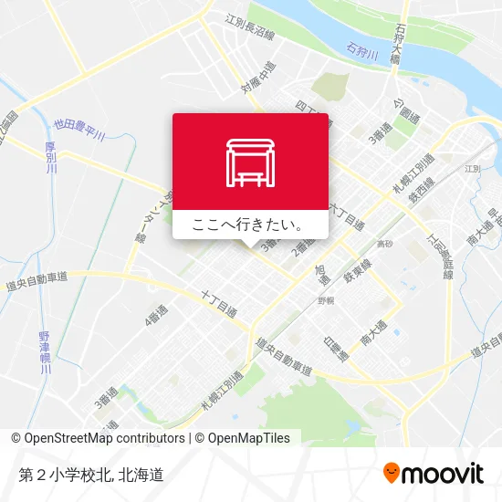 第２小学校北地図