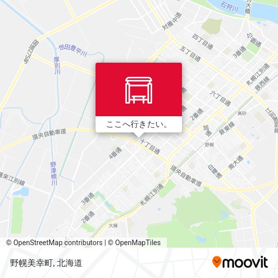 野幌美幸町地図