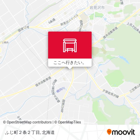 ふじ町２条２丁目地図