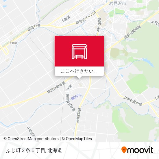 ふじ町２条５丁目地図