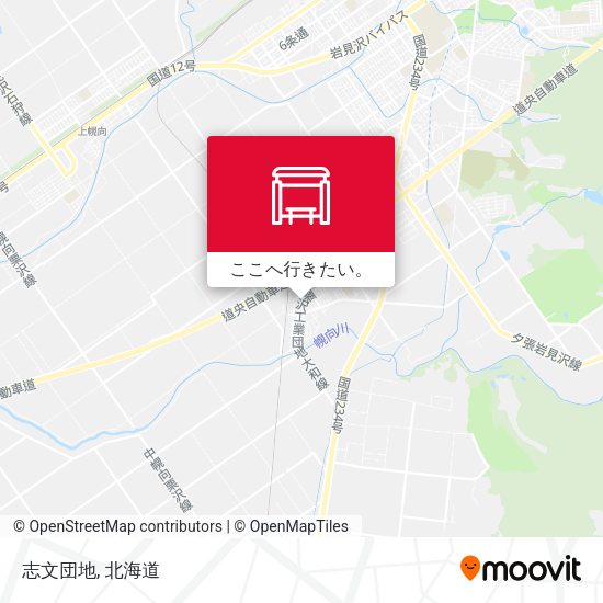 志文団地地図
