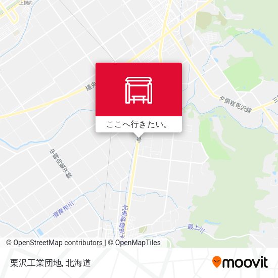 栗沢工業団地地図