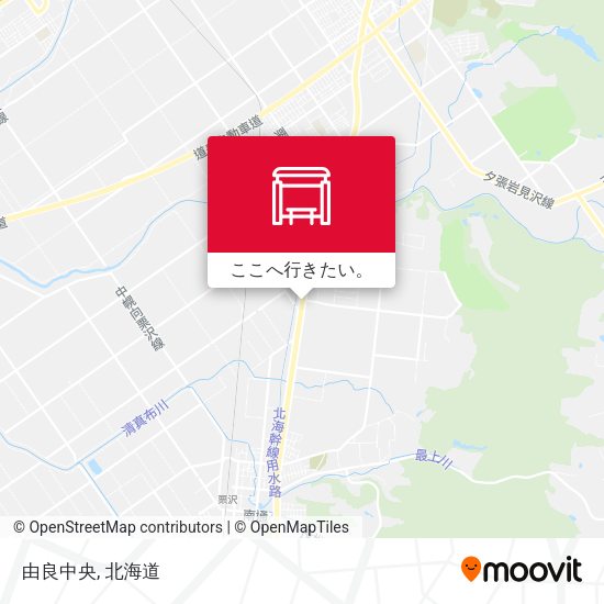 由良中央地図
