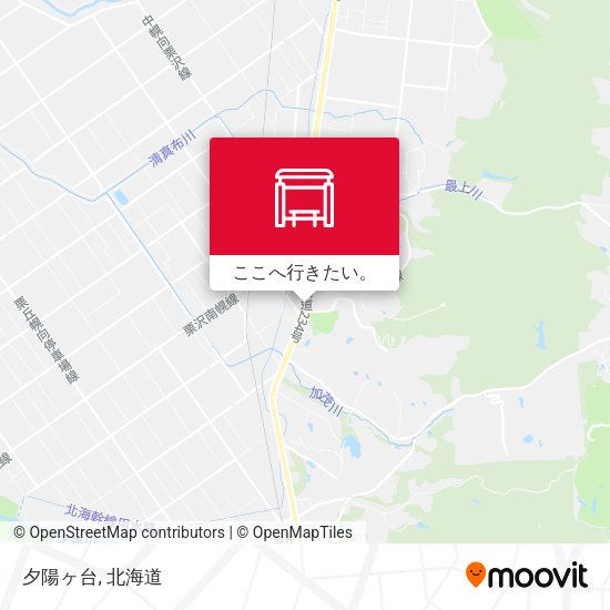 夕陽ヶ台地図