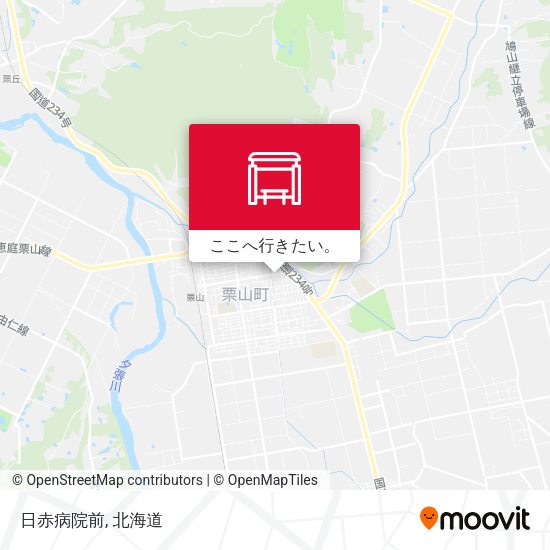 日赤病院前地図