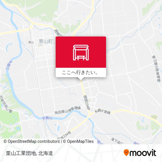 栗山工業団地地図