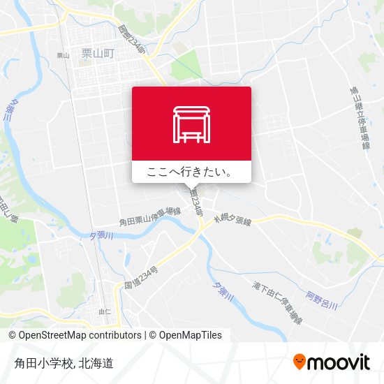 角田小学校地図