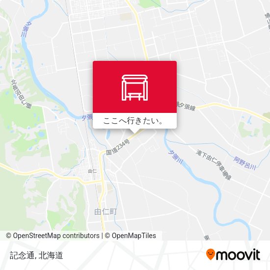 記念通地図