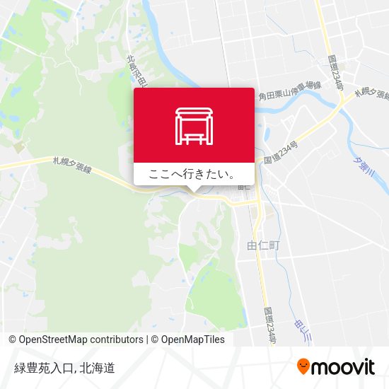 緑豊苑入口地図