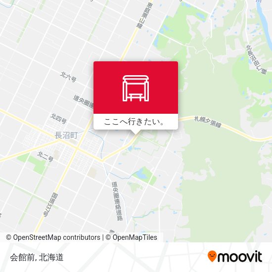 会館前地図