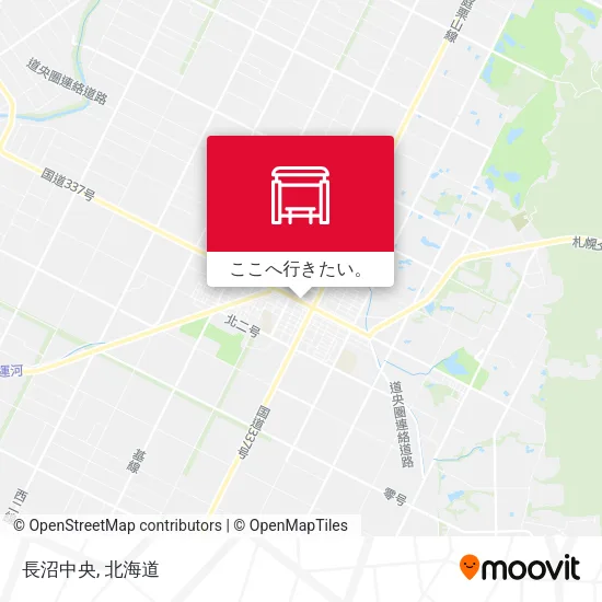 長沼中央地図
