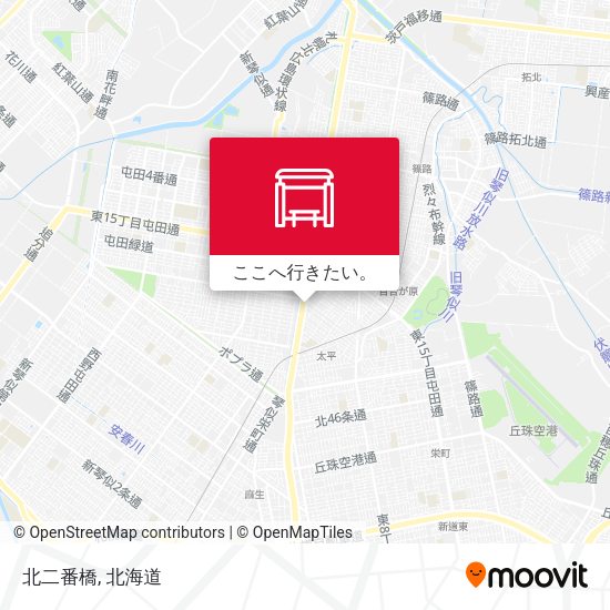 北二番橋地図