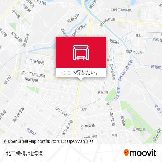 北三番橋地図
