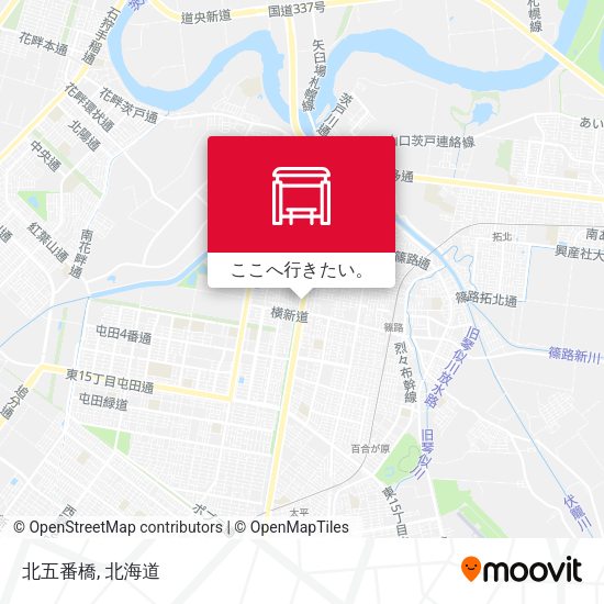 北五番橋地図