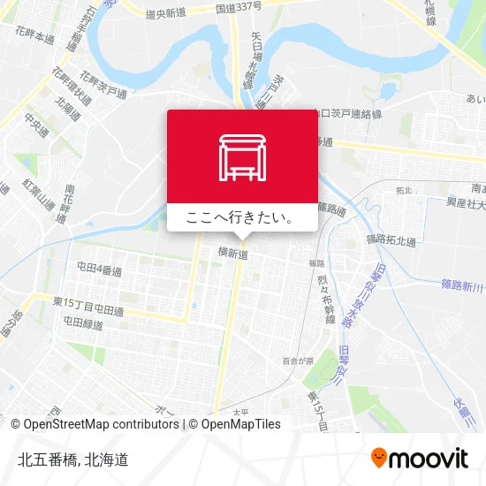 北五番橋地図